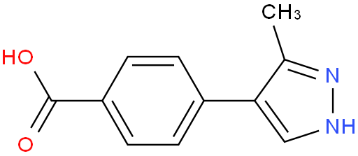 4-(3-甲基-1H-吡唑-4-基)-苯甲酸