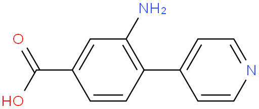 3-amino-4-(pyridin-4-yl)benzoic acid