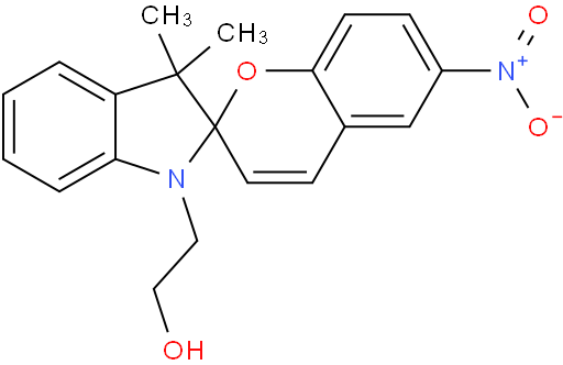 2-(3',3'-Dimethyl-6-nitrospiro[chromene-2,2'-indolin]-1'-yl)ethanol