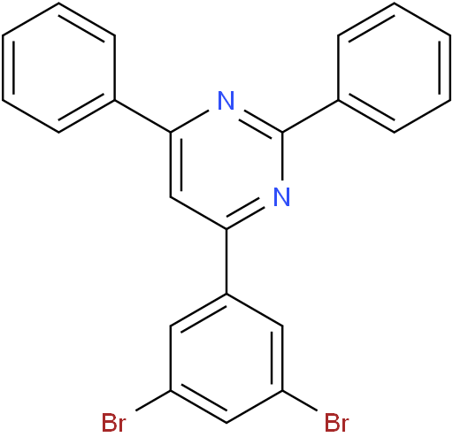 4-(3,5-二溴苯基)-2,6-二苯基嘧啶